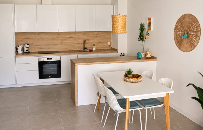 Keuken en eetkamer
