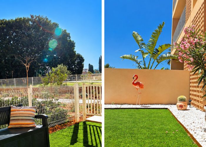 Tuin bank en oleader